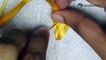 Hand Embroidery Stitches Tutorial _ Ribbon Work HandiWorks #38