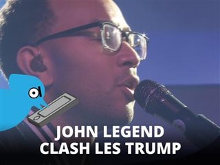 John Legend s'en prend à Trump, la toile s'enflamme !