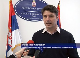 U Borskom okrugu situacija stabilna, 14. mart 2016. (RTV Bor)