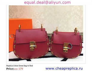 Replica Chloe Drew Bag In Red for Sale