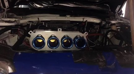 demarrage moteur 4 papillons