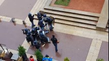 Lyon – Plaquage musclé d’un manifestant par un policier