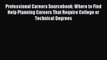 Read Professional Careers Sourcebook: Where to Find Help Planning Careers That Require College