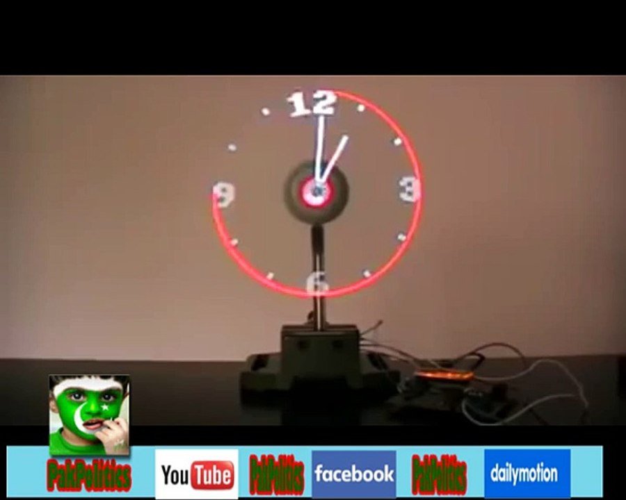 Watch interstring alarm fan clock