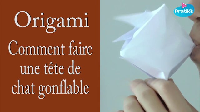 Comment plier une tête de chat - Origami