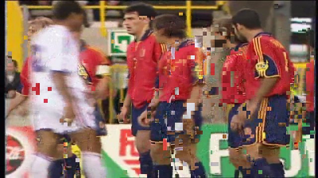 اهداف مباراة فرنسا و اسبانيا 2-1 ربع نهائي يورو 2000