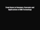 Read From Genes to Genomes: Concepts and Applications of DNA Technology Ebook Free