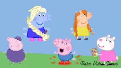 Peppa Pig Frozen Daddy Finger Fanily Nursery Rhymes