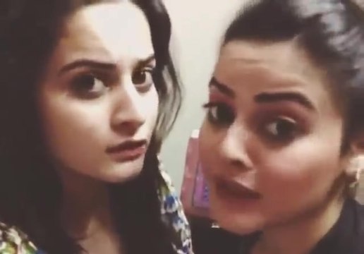 Beautiful Aiman Khan & Minal Khan Funny Dubsmash