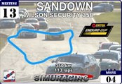 Tour de piste à Sandown en Holden Commodore V8 Supercars sur Rfactor 1