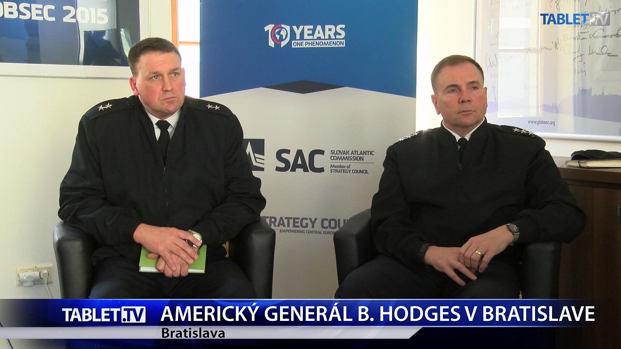Bratislavu navštívil hlavný veliteľ americkej armády v Európe
