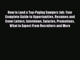 Read How to Land a Top-Paying Sawyers Job: Your Complete Guide to Opportunities Resumes and