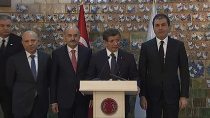 Davutoğlu: "Bu Terör Saldırılarının Hedefi Bütün Milletimizdir"