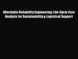 [PDF] Affordable Reliability Engineering: Life-Cycle Cost Analysis for Sustainability & Logistical