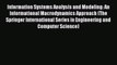 [PDF] Information Systems Analysis and Modeling: An Informational Macrodynamics Approach (The