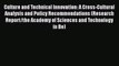 [PDF] Culture and Technical Innovation: A Cross-Cultural Analysis and Policy Recommendations