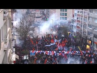 Berkin için Taksim'e yürüyen gruba müdahale