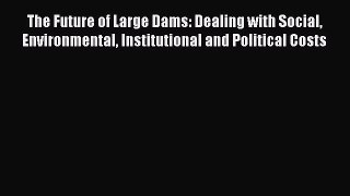 PDF The Future of Large Dams: Dealing with Social Environmental Institutional and Political