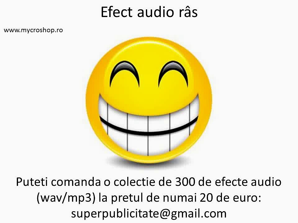 Efect audio râs 2