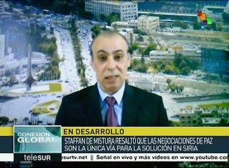 De Mistura: La única solución para Siria es el diálogo