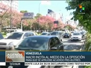 Macri condiciona economía nacional a pago para fondos buitre