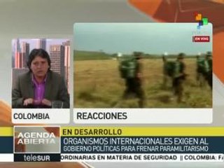 Colombia: la semana pasada, cuatro activistas asesinados