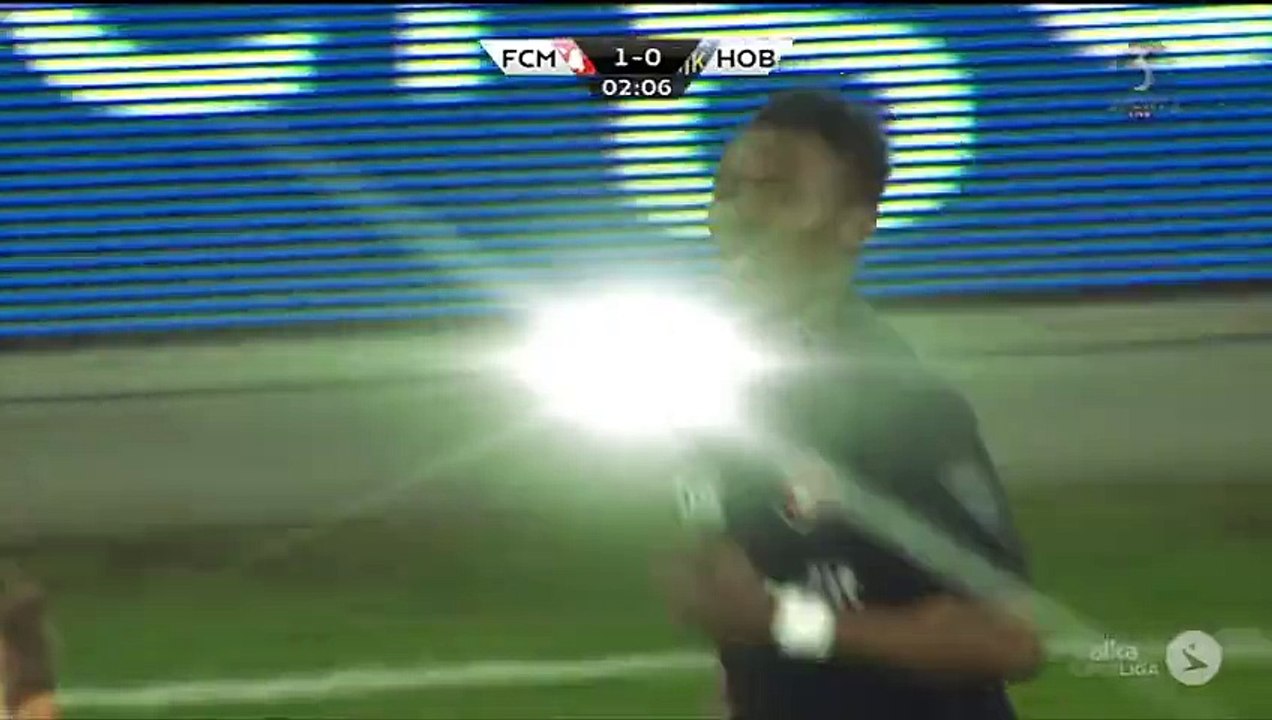 1-0 Rilwan Hassan Goal Denmark  Superligaen - 14.03.2016, FC Midtjylland 1-0 Hobro IK