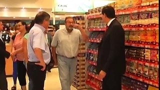 Domingo Peppo participo en inauguracion de supermercado en Villa Angela