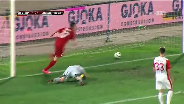 1-0 Stevan Račić Goal Albania Super League - 14.03.2016, Partizani Tirana 1-0 Skenderbeu