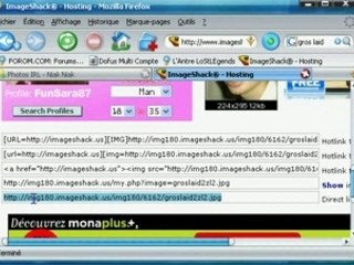 Mettre une image sur ImageShack puis son Forum