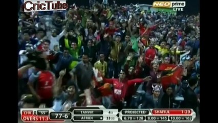BPL 2015 - Shahid Afridi 62 (41) vs Chittagong Vikings ¦ By crictube