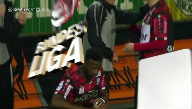 0-2 Dimitry Imbongo Goal Austria Erste Division - 14.03.2016, Austria Lustenau 0-2 LASK Linz