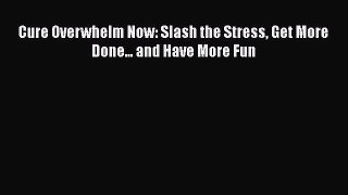 Read Cure Overwhelm Now: Slash the Stress Get More Done... and Have More Fun Ebook