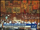 La Asamblea se alista para debatir el proyecto de reformas laborales