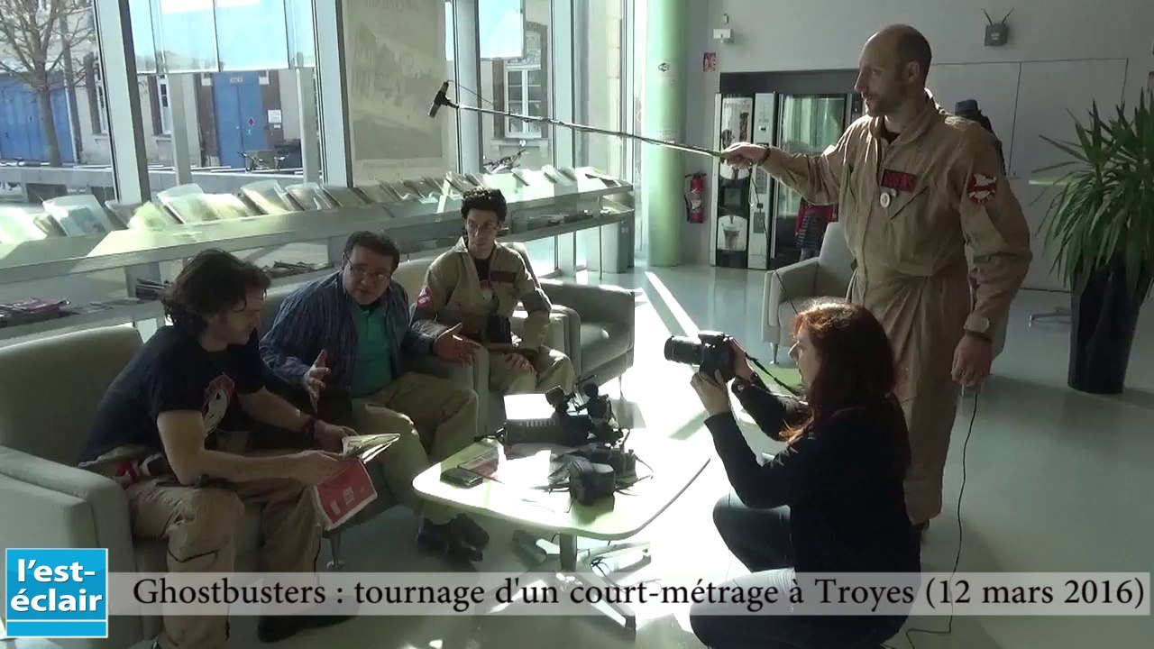 Les fans de Ghostbusters en tournage à Troyes