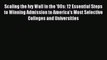 Read Scaling the Ivy Wall in the '90s: 12 Essential Steps to Winning Admission to America's