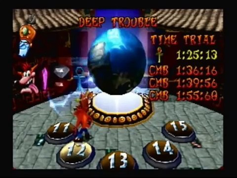 Lets Play Crash Bandicoot Warped - Part 11 - Death Course