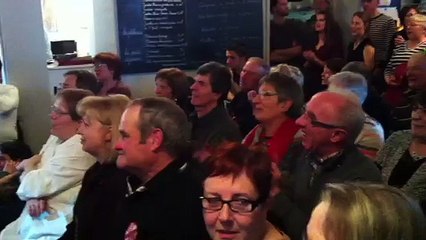 Bonne ambiance avec "Les barbeaux" pour le dernier Bistrot d'Hiver