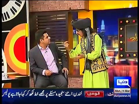 Mazaaq Raat on Dunya News - 14 March 2016 - Rana Mashood Ahmad Khan
