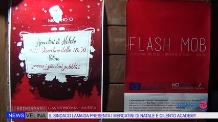 Descargar video: Velina: Il sindaco Lamaida presenta i Mercatini di Natale e Cilento Academy