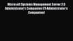 [PDF] Microsoft Systems Management Server 2.0 Administrator's Companion (IT-Administrator's