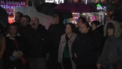 Türkiye Teröre Karşı Tek Vücut - "Sessiz Eylem"Le Protesto Edildi