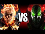 MOTOQUEIRO FANTASMA VS SPAWN | BATALHA MORTAL | Ei Nerd