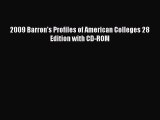 Download 2009 Barron's Profiles of American Colleges 28 Edition with CD-ROM PDF