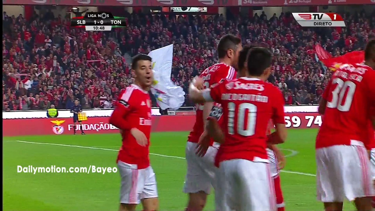 Jardel Goal HD - Benfica 1-0 Tondela - 14-03-2016