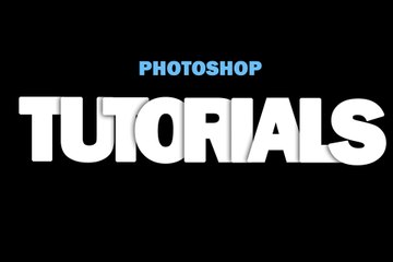 Photoshop tutorials | Text design