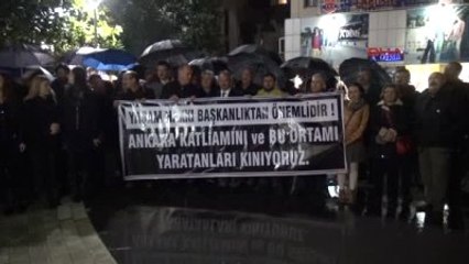 Manisa - CHP'nin Manisa'daki Ankara Saldırısı Protestosunda Yol Tartışması