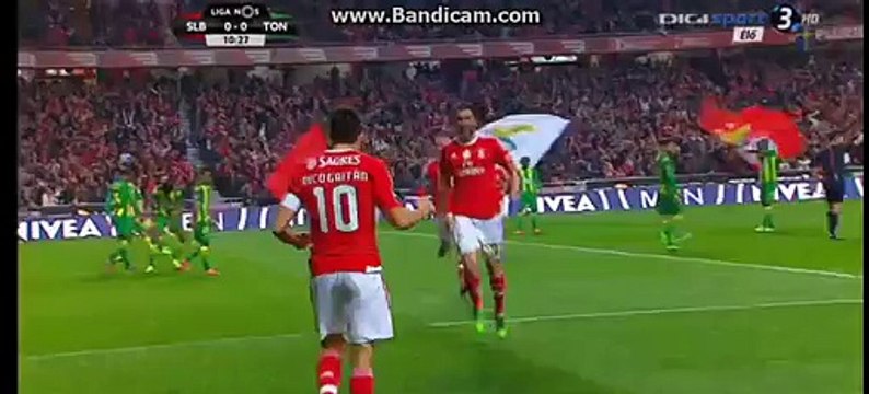 2-0 Jonas Goncalves Goal HD - Benfica vs Tondela - 14.03.2016 HD