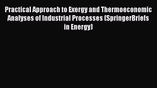 Download Practical Approach to Exergy and Thermoeconomic Analyses of Industrial Processes (SpringerBriefs