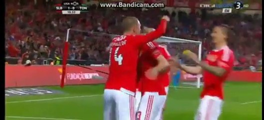 Jonas Goncalves 2-0 Goal HD - Benfica vs Tondela - 14.03.2016 HD
